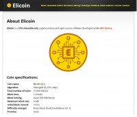 Elicoin (ELI)虚拟币，YescryptR16，只支持CPU挖矿
