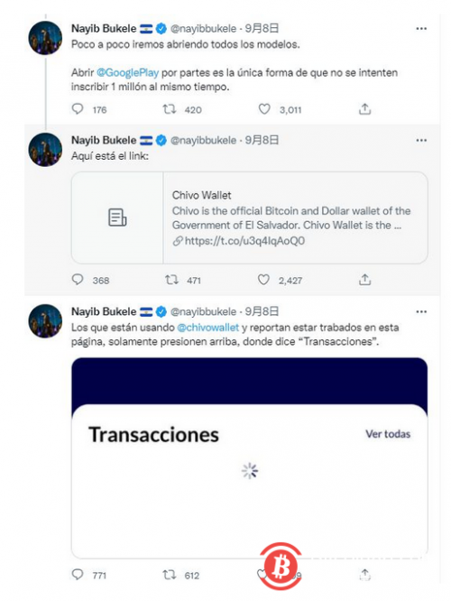 比特币跳水未浇熄新政热情 萨尔瓦多总统亲自“带货”数字钱包应用