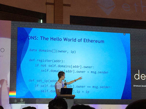 DEVCON2：Vitalik Burtin-25分钟介绍以太坊