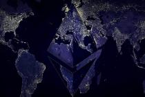 Etherem以太坊在数字货币市值排名中达到第三位